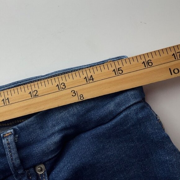 Good American 14 Good Legs Straight High-Rise Denim Jeans Medium Wash - Picture 7 of 11